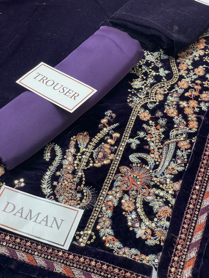 Jazmin Velvet Suit-Replica Suits-Replica Zone