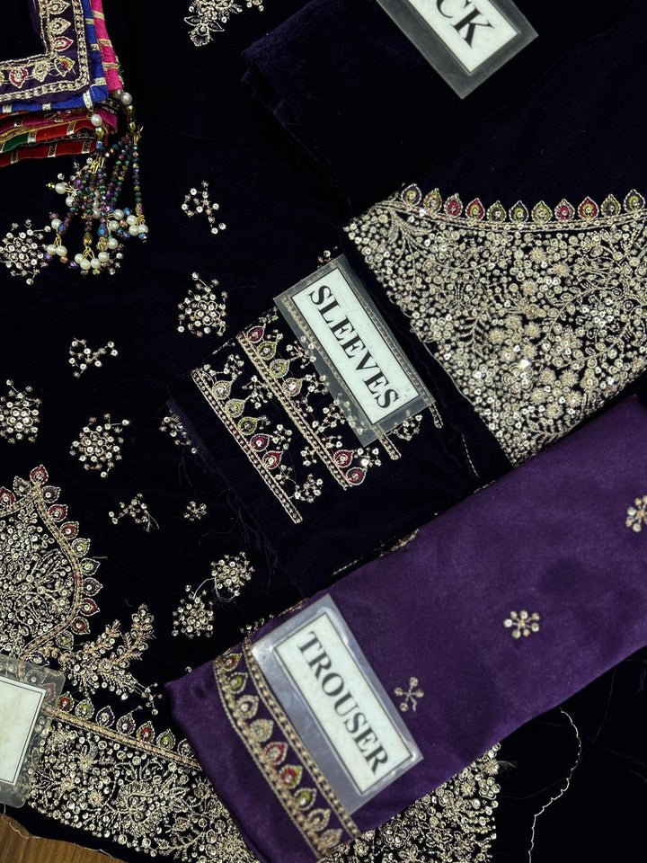 Jazmin Velvet Suit-Replica Suits-Replica Zone