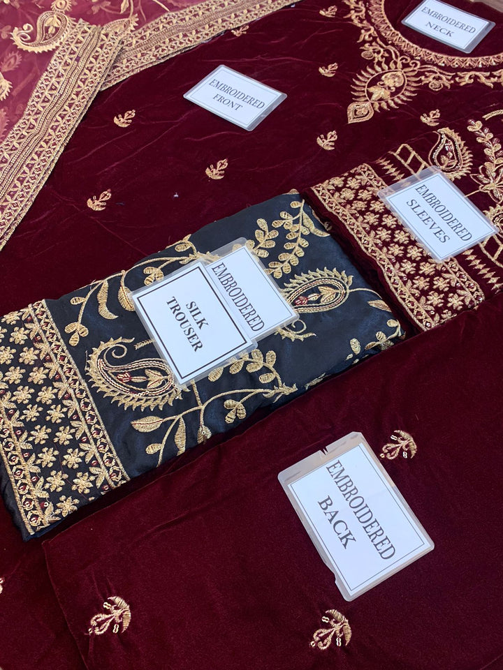 Jazmin Velvet Suit-Replica Suits-Replica Zone