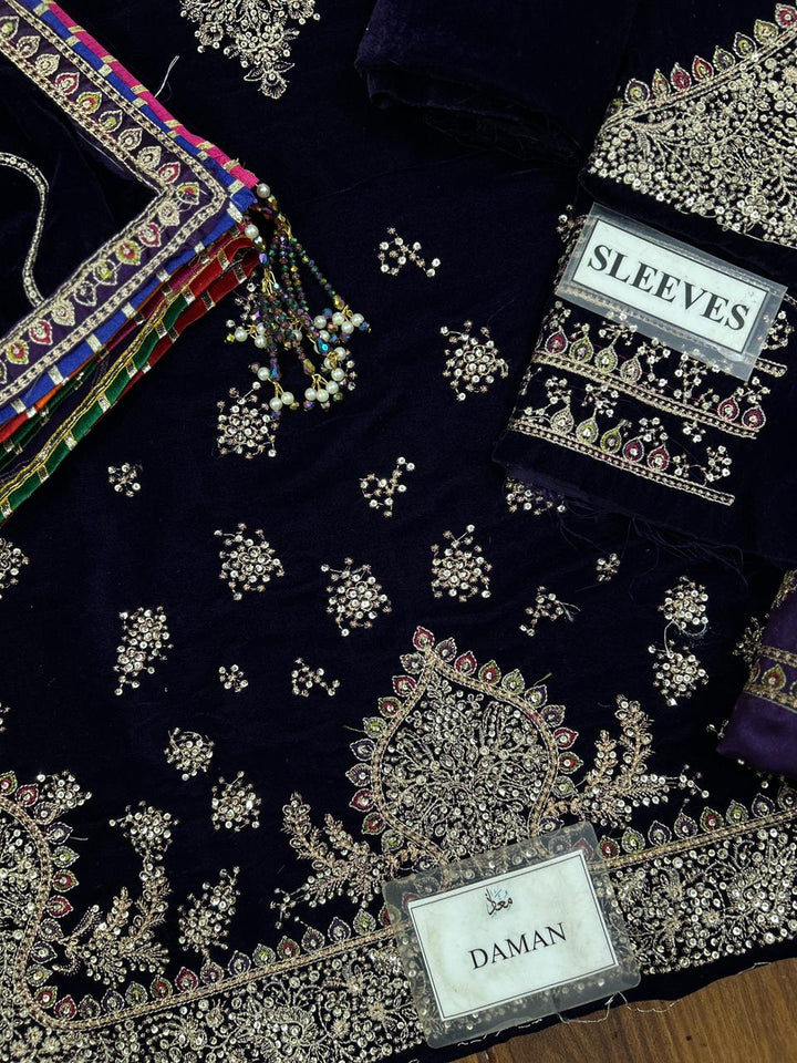 Jazmin Velvet Suit-Replica Suits-Replica Zone