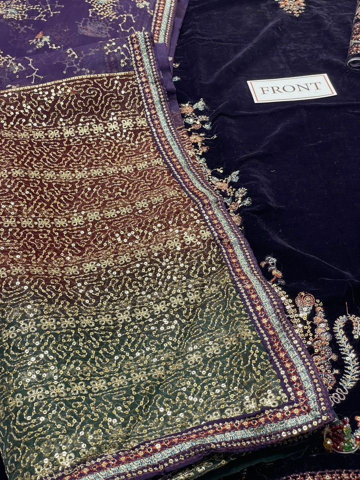 Jazmin Velvet Suit-Replica Suits-Replica Zone