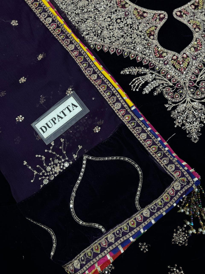 Jazmin Velvet Suit-Replica Suits-Replica Zone