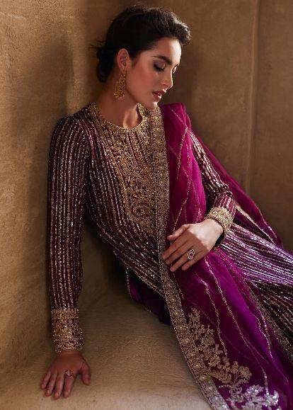 Kanwal Malik Chiffon Suit-Replica Suits-Replica Zone