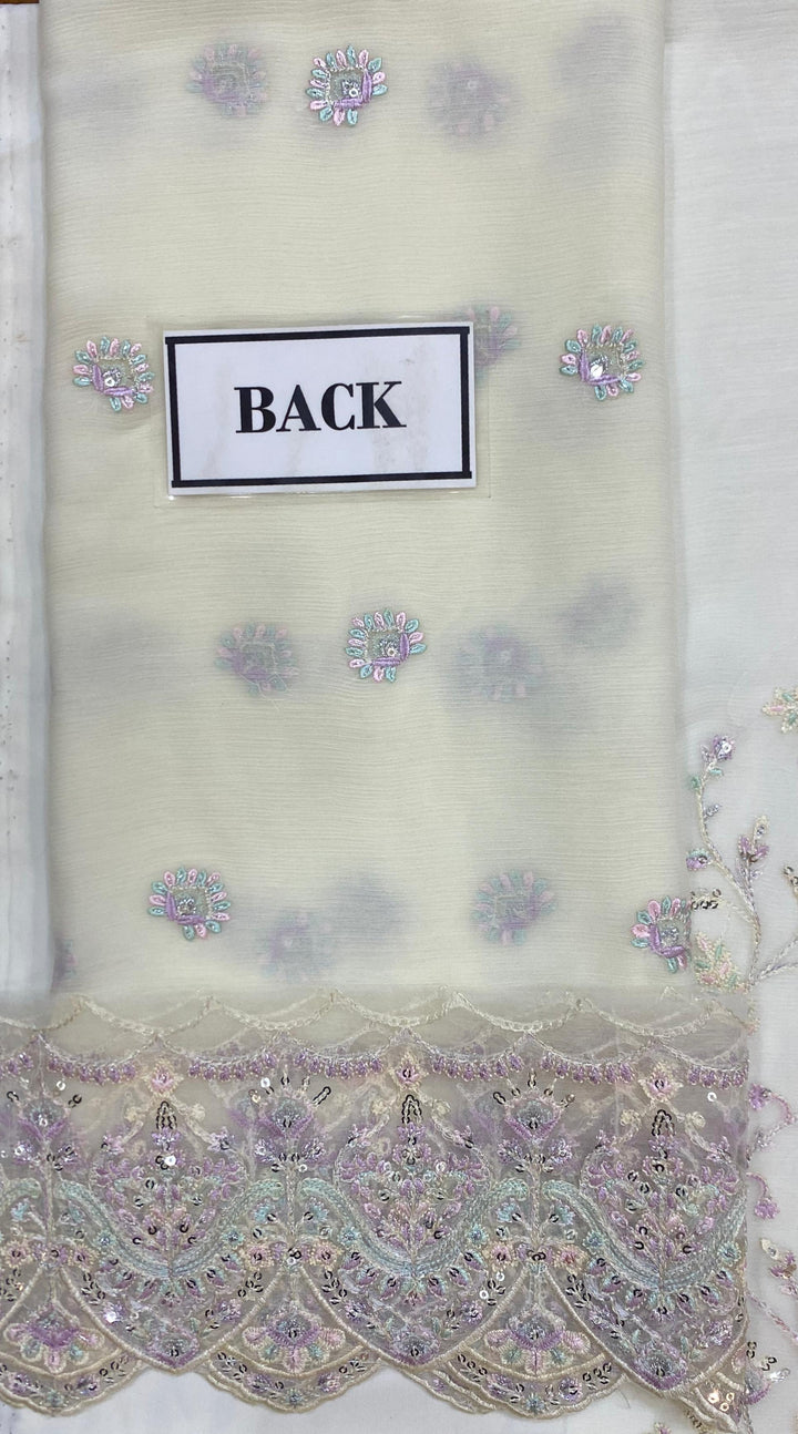 Kanwal Malik Chiffon Suit-Replica Suits-Replica Zone