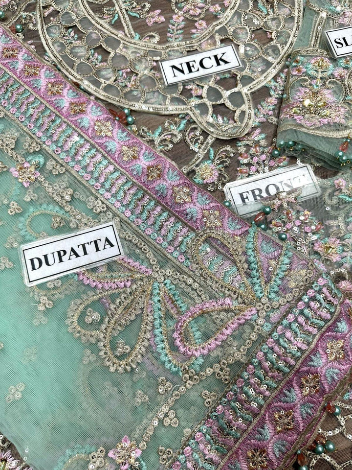 Kanwal Malik Net Bridal Suit-Bridal Suits-Replica Zone