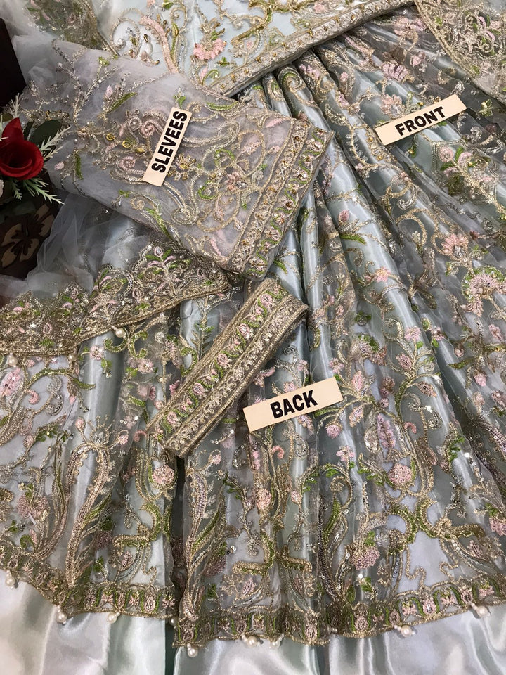 Kanwal Malik Net Frock-Bridal Suits-Replica Zone