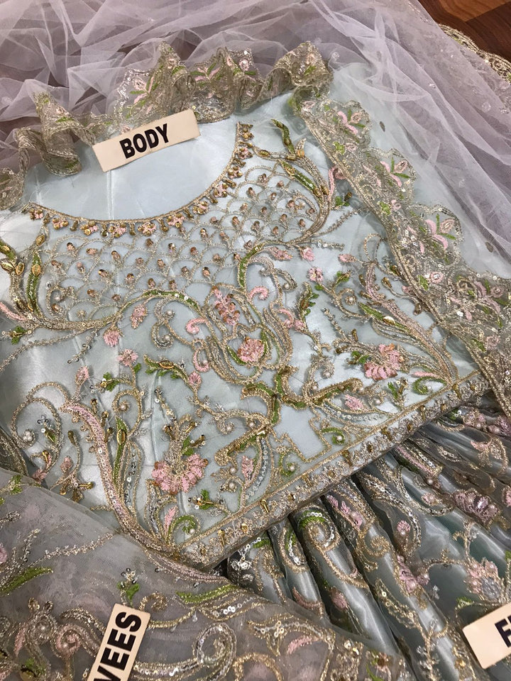 Kanwal Malik Net Frock-Bridal Suits-Replica Zone