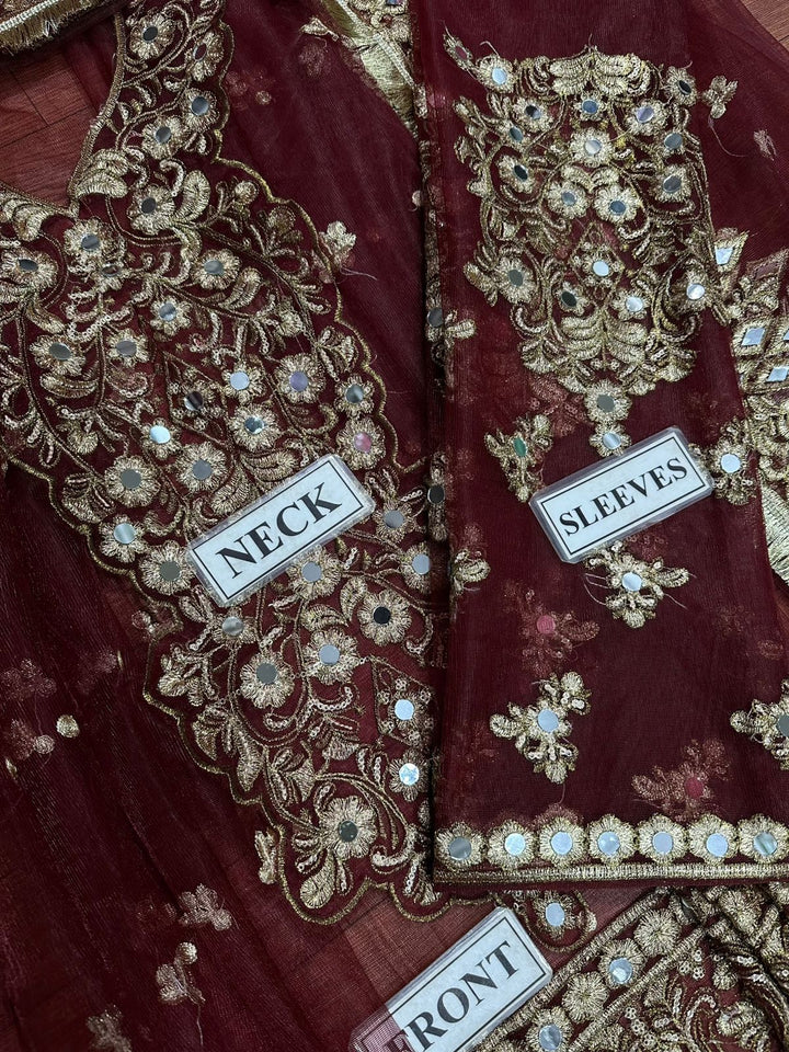 Kashee Net Frock-Bridal Suits-Replica Zone