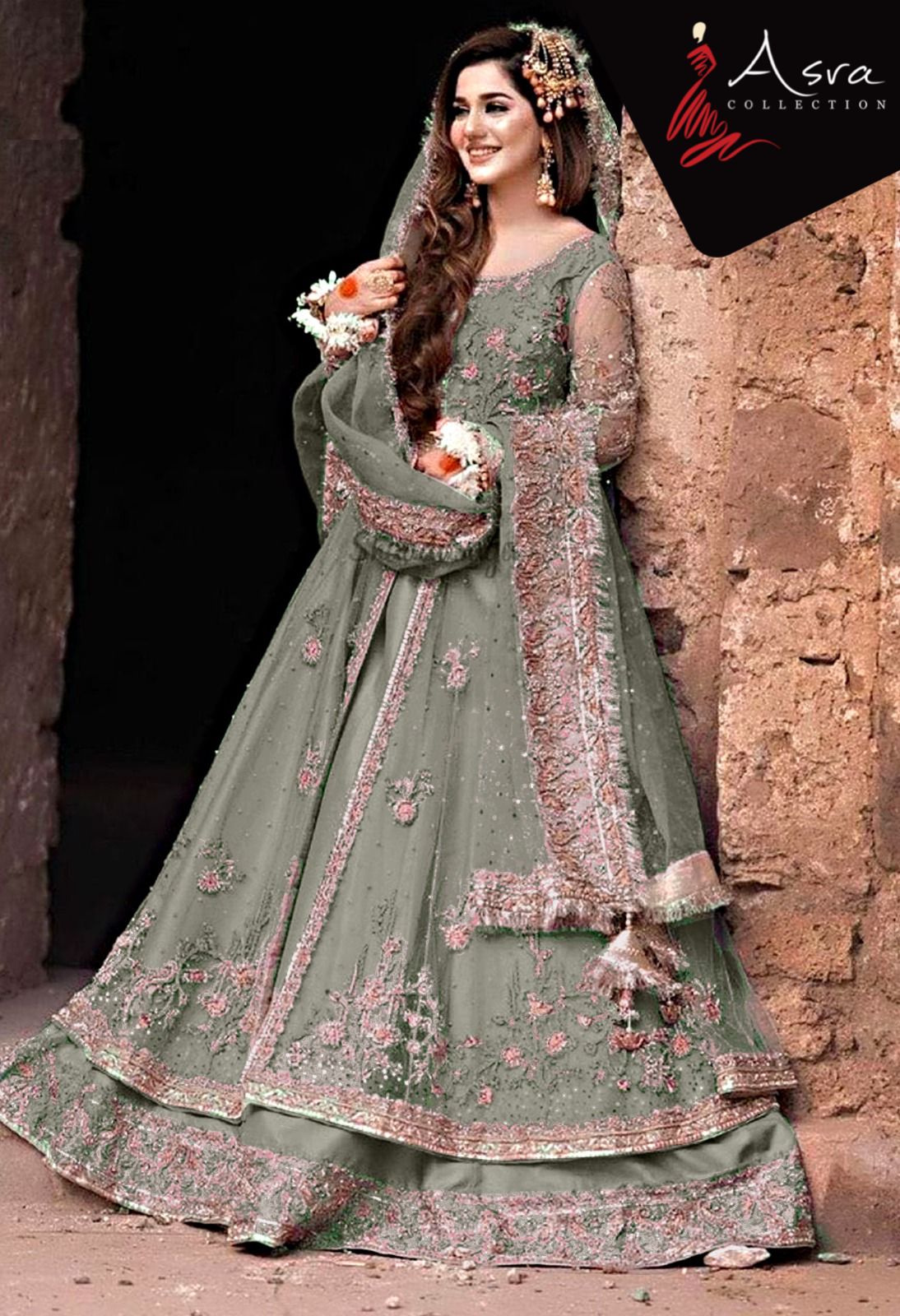 Kashees Net Frock-Bridal Suits-Replica Zone