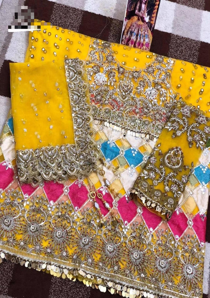 Kashees Net Bridal Suit-Bridal Suits-Replica Zone