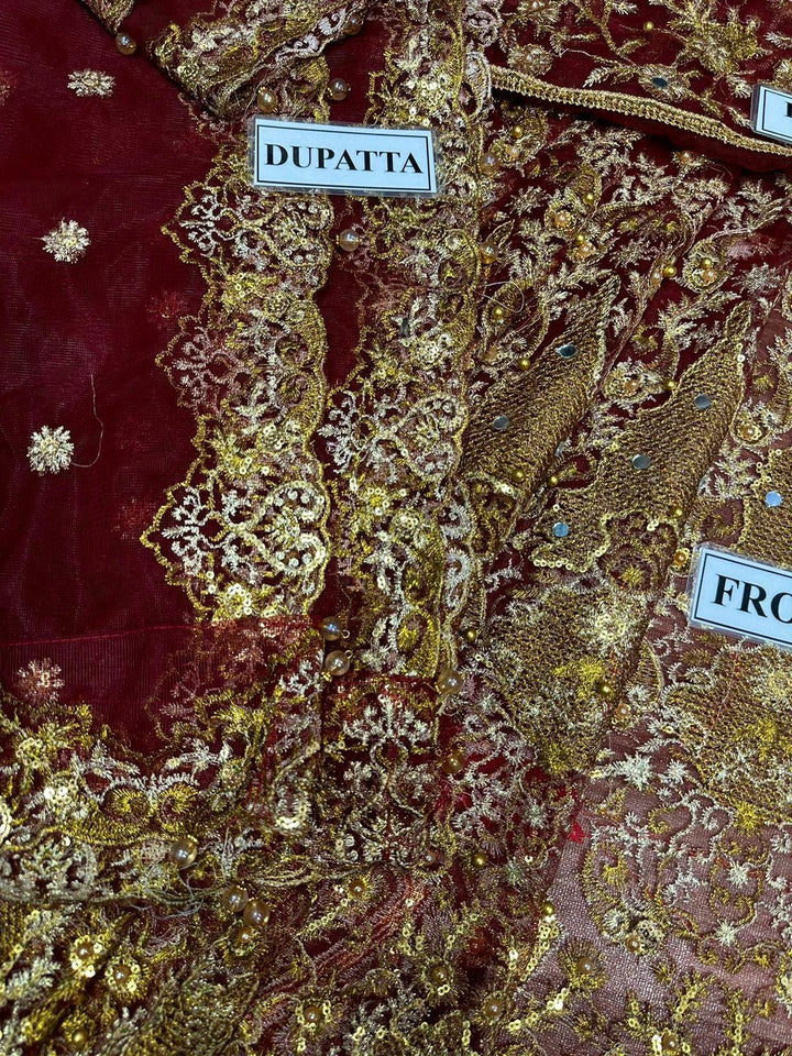 Kashees Net Bridal Suit-Bridal Suits-Replica Zone