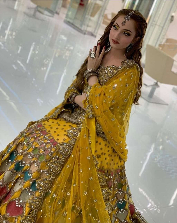 Kashees Net Bridal Suit-Bridal Suits-Replica Zone