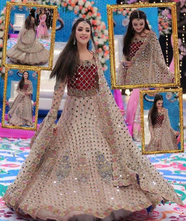 Kashees Net Bridal Suit-Bridal Suits-Replica Zone