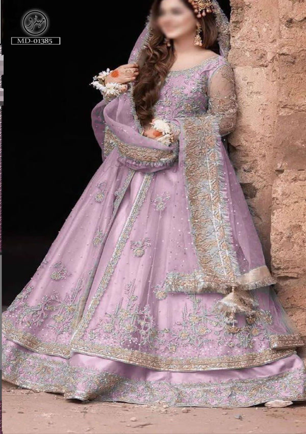 Kashees Net Bridal Suit-Bridal Suits-Replica Zone