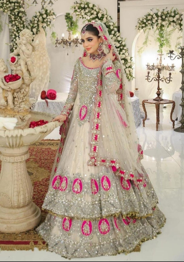 Kashees Net Bridal Suit-Bridal Suits-Replica Zone