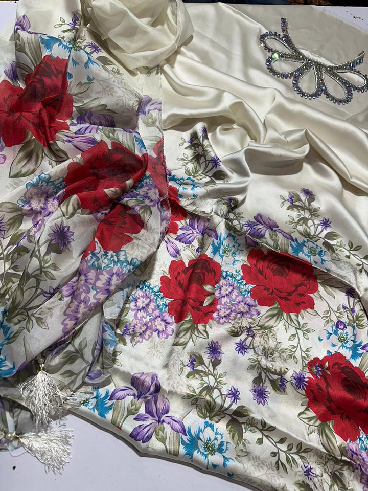 Khaadi Silk Suit-Replica Suits-Replica Zone