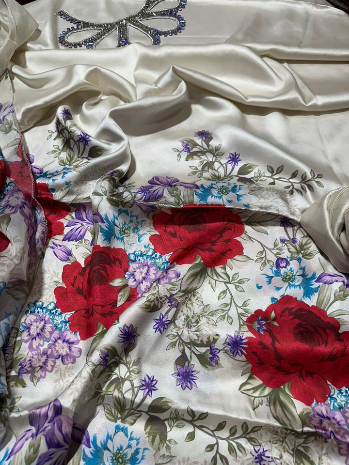 Khaadi Silk Suit-Replica Suits-Replica Zone