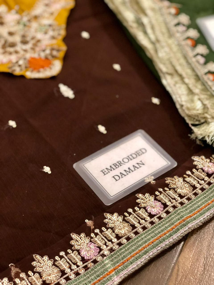 Khuda Buksh Chiffon Suit-Replica Suits-Replica Zone