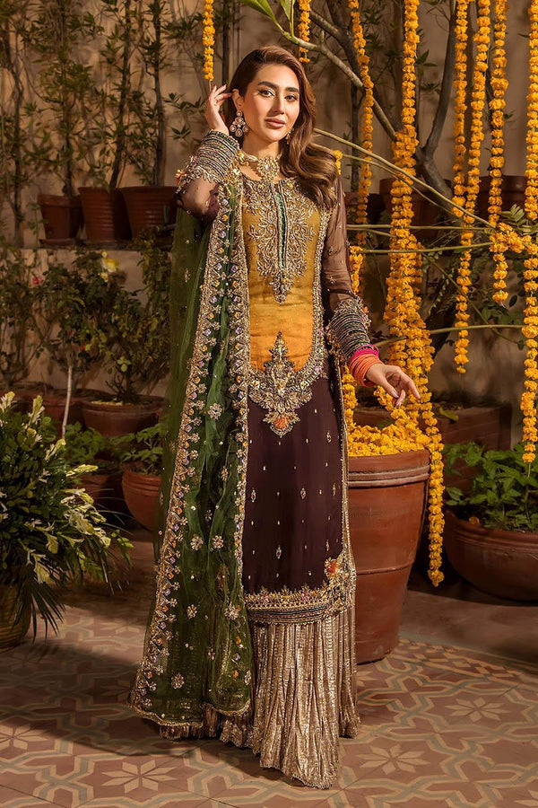 Khuda Buksh Chiffon Suit-Replica Suits-Replica Zone