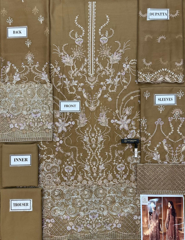 Laavish Chiffon Suit-Replica Suits-Replica Zone