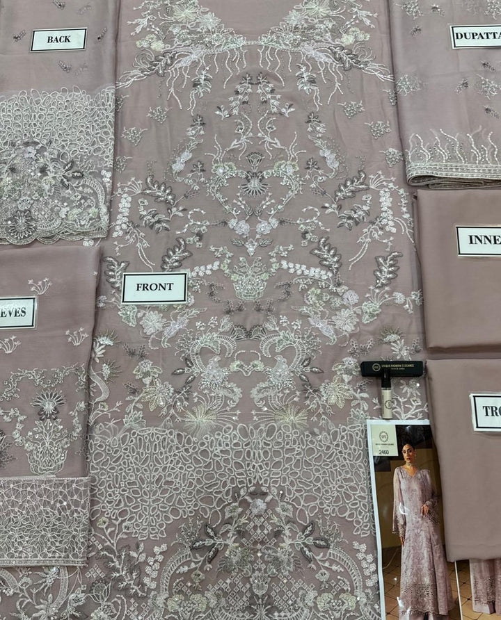 Laavish Chiffon Suit-Replica Suits-Replica Zone