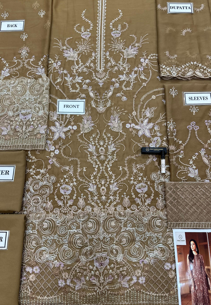 Laavish Chiffon Suit-Replica Suits-Replica Zone