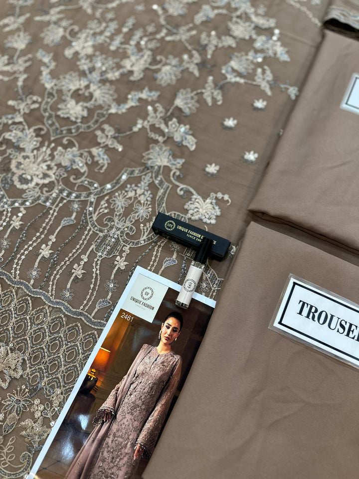 Laavish Chiffon Suit-Replica Suits-Replica Zone