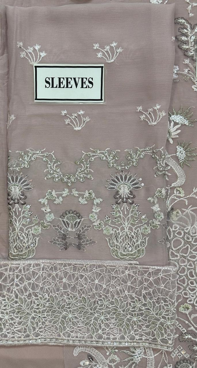 Laavish Chiffon Suit-Replica Suits-Replica Zone