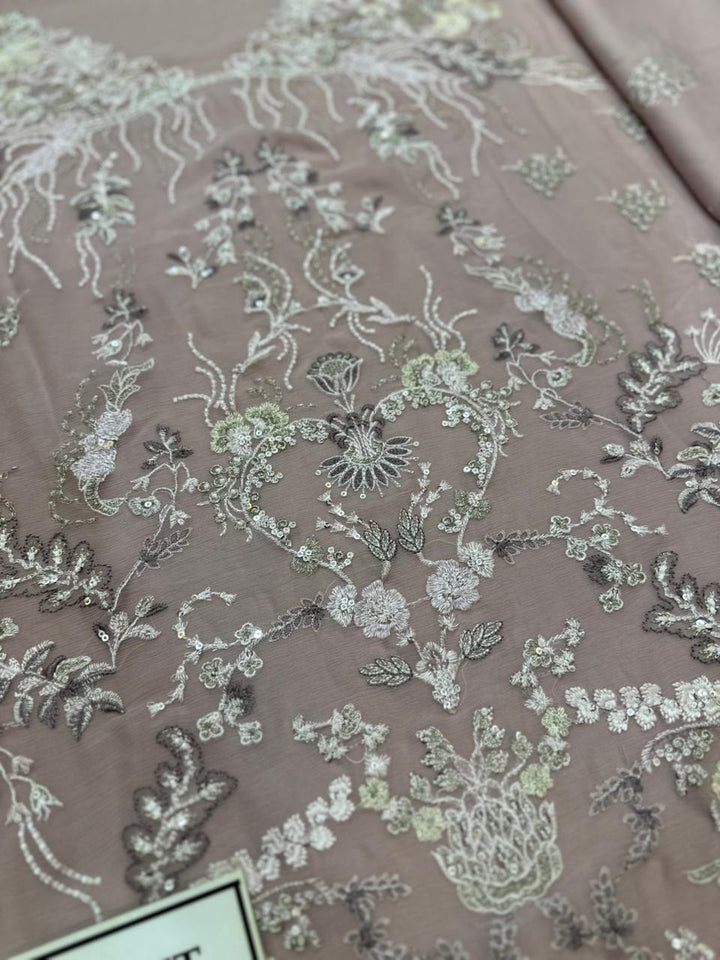 Laavish Chiffon Suit-Replica Suits-Replica Zone