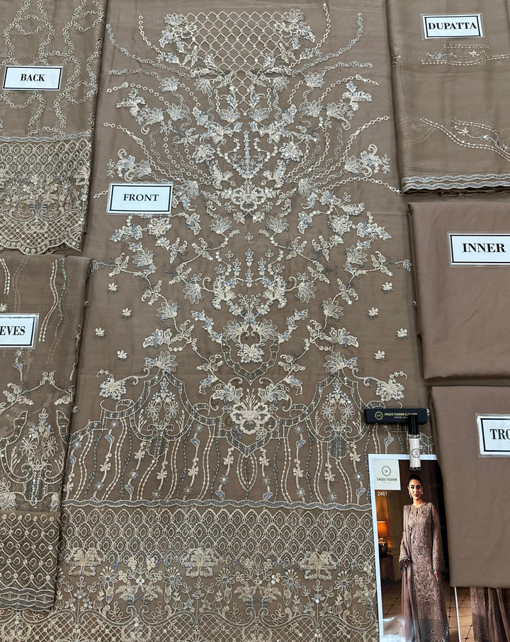Laavish Chiffon Suit-Replica Suits-Replica Zone
