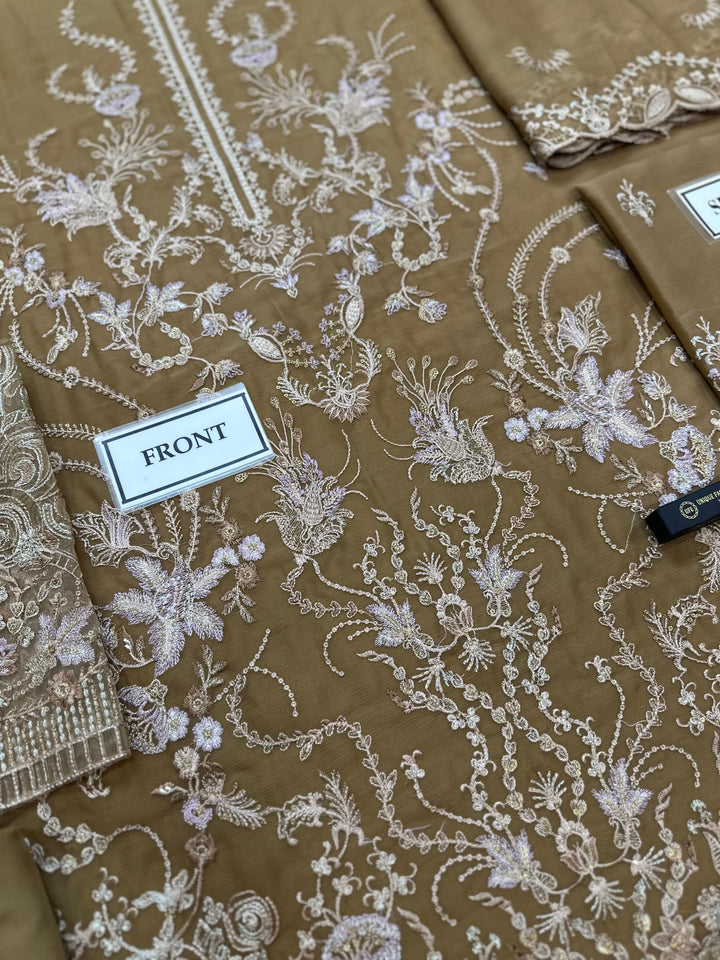 Laavish Chiffon Suit-Replica Suits-Replica Zone