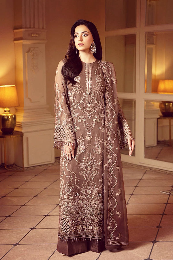 Laavish Chiffon Suit-Replica Suits-Replica Zone