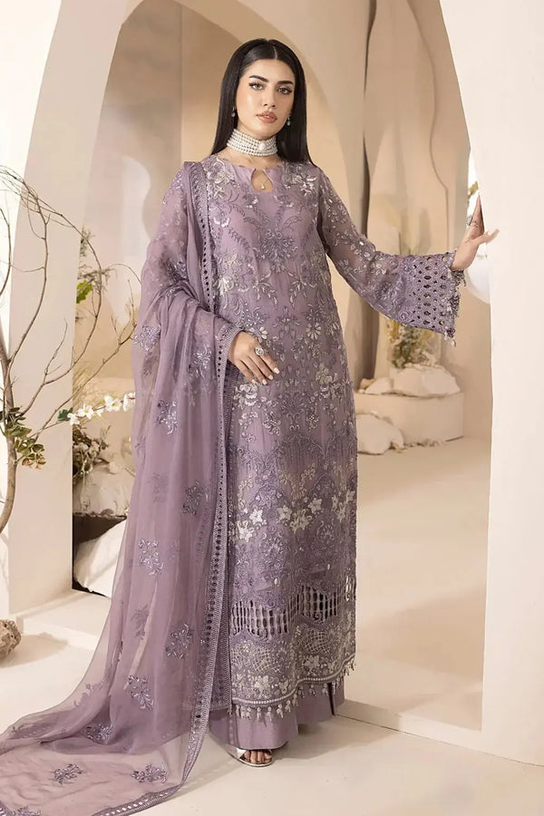 Laavish Chiffon Suit-Replica Suits-Replica Zone