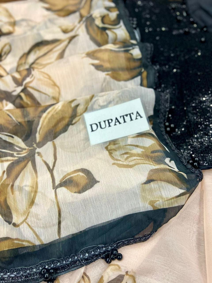 Lulusar Chiffon Frock-Bridal Suits-Replica Zone