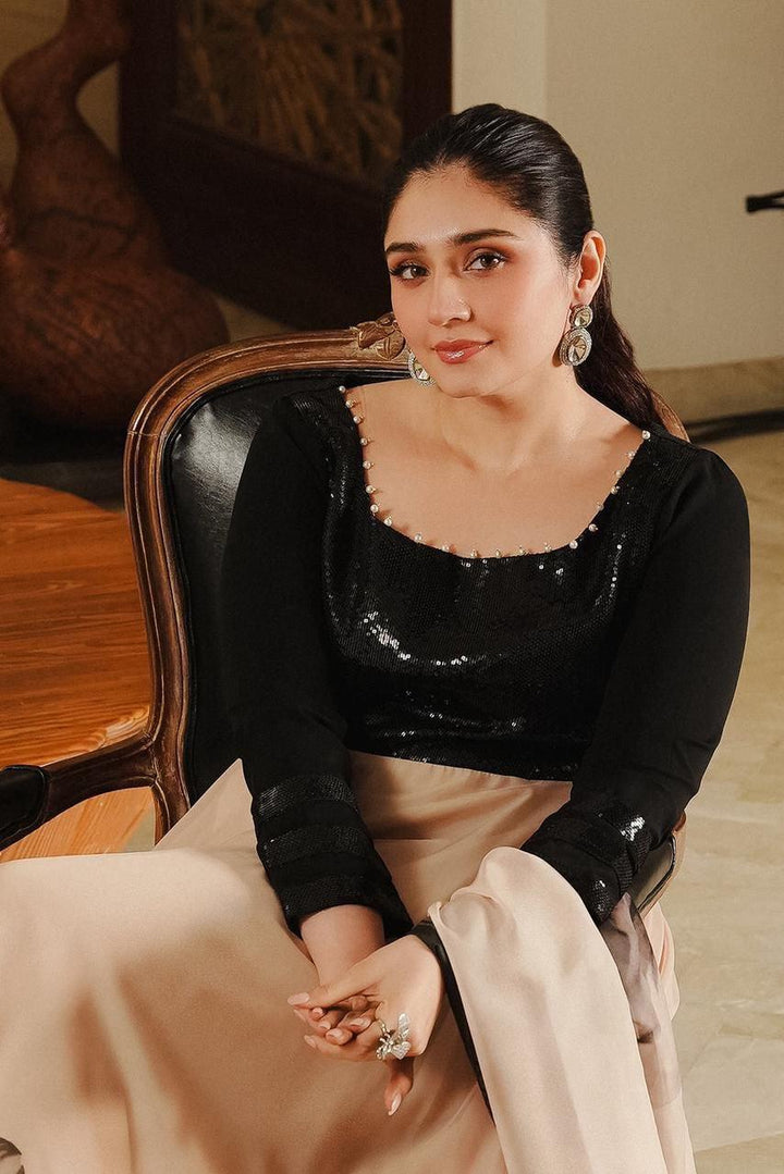 Lulusar Chiffon Frock-Bridal Suits-Replica Zone