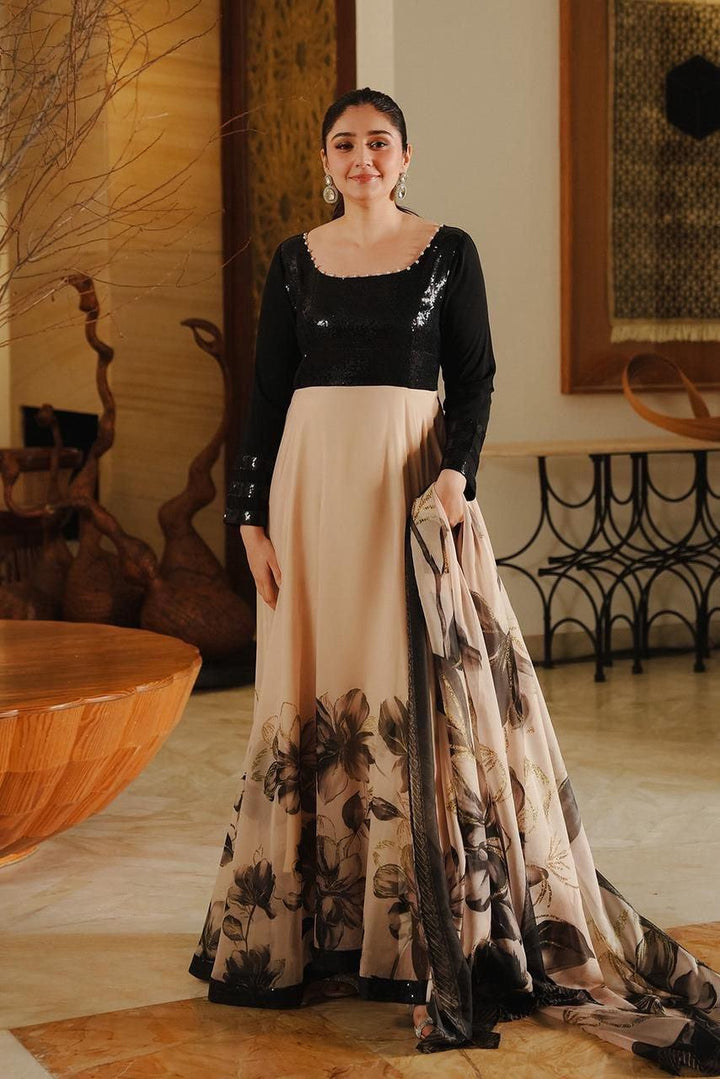 Lulusar Chiffon Frock-Bridal Suits-Replica Zone