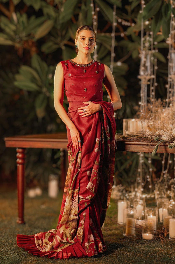 Lulusar Silk Saree-Bridal Suits-Replica Zone