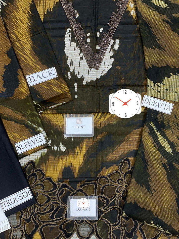 M Print Lawn Suit-Lawn Suits-Replica Zone
