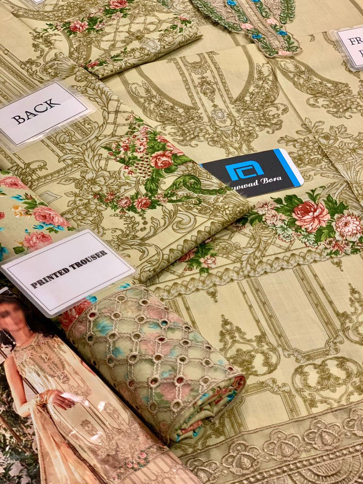 M Print Lawn Suit-Lawn Suits-Replica Zone