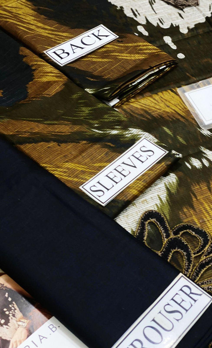 M Print Lawn Suit-Lawn Suits-Replica Zone