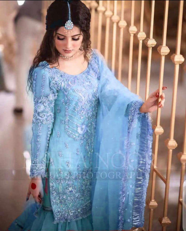 Maha Net Bridal Suit-Bridal Suits-Replica Zone