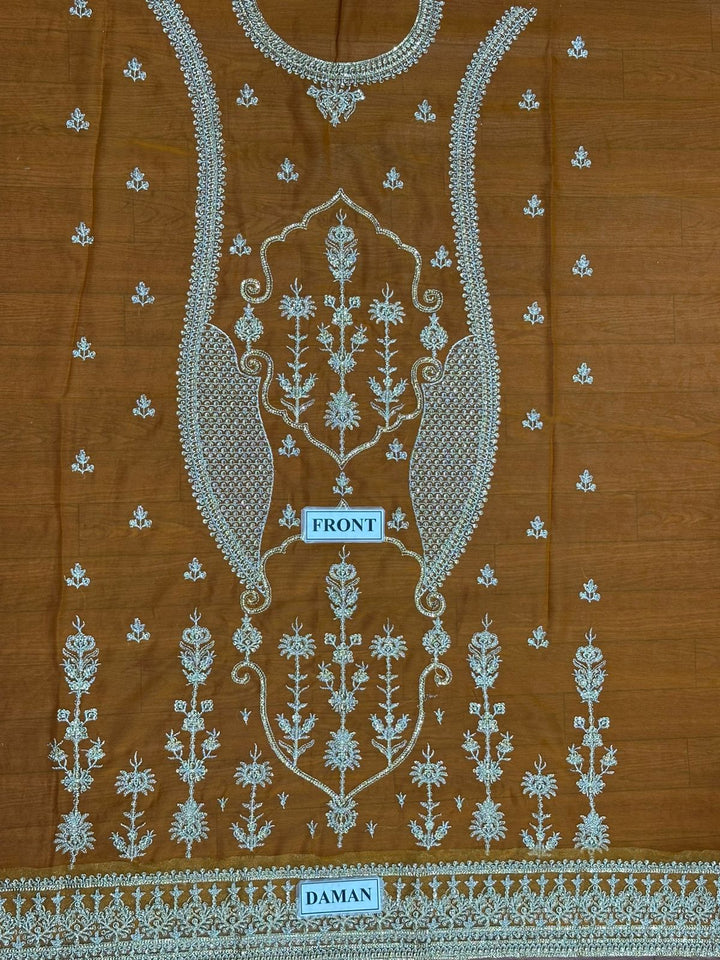 Mahawajahat Chiffon Bridal Suit-Bridal Suits-Replica Zone