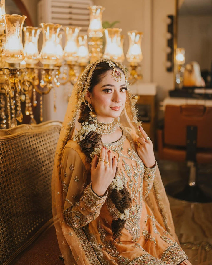 Mahawajahat Chiffon Bridal Suit-Bridal Suits-Replica Zone