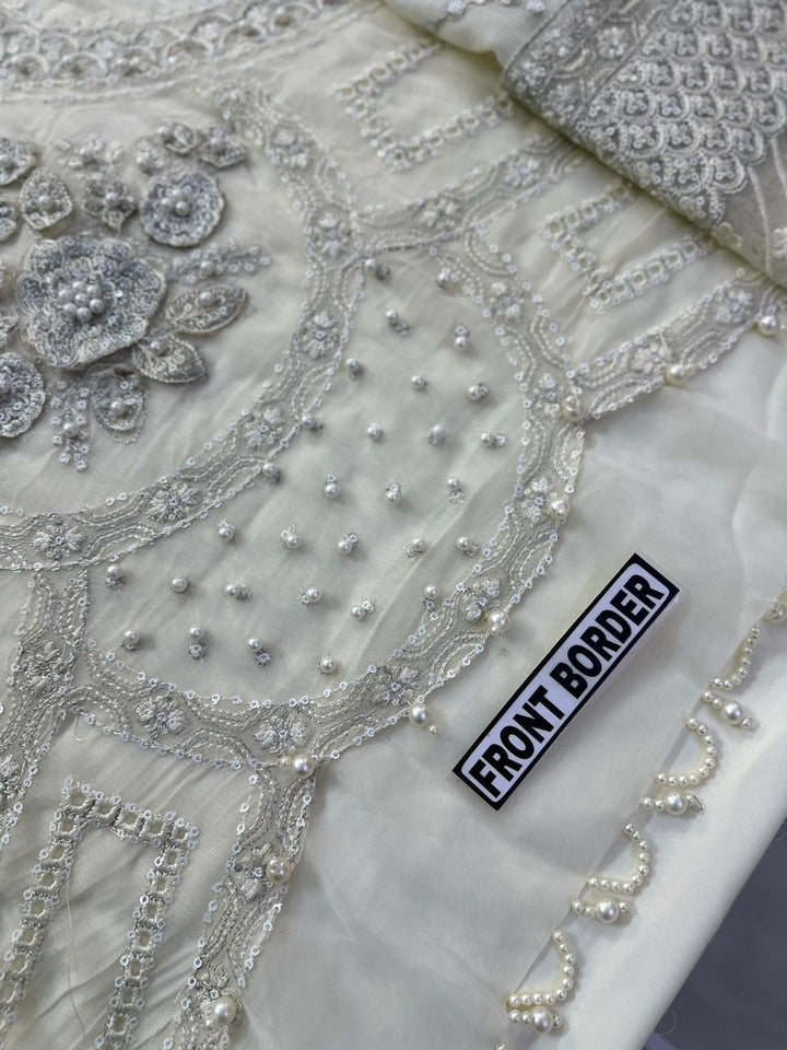 Maria B Chiffon Suit-Replica Suits-Replica Zone