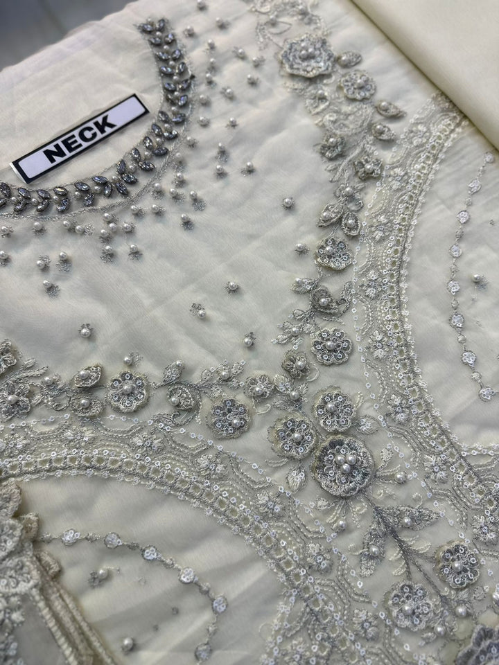 Maria B Chiffon Suit-Replica Suits-Replica Zone