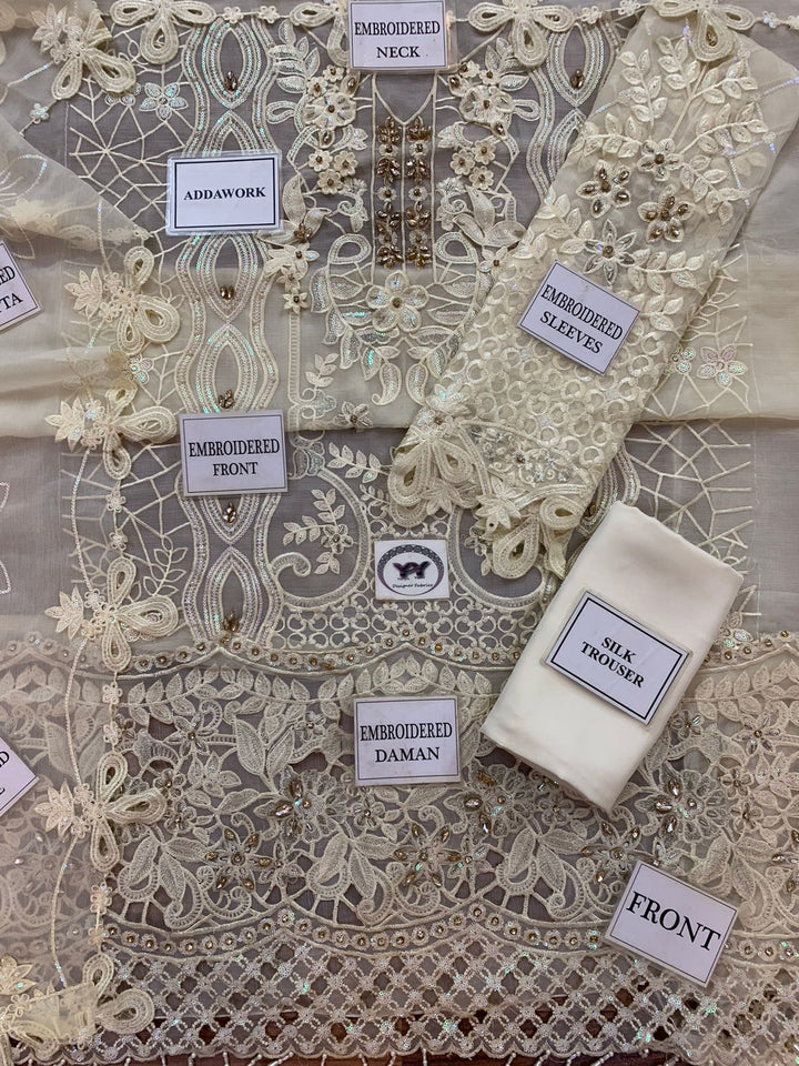 Maria B Chiffon Suit-Replica Suits-Replica Zone