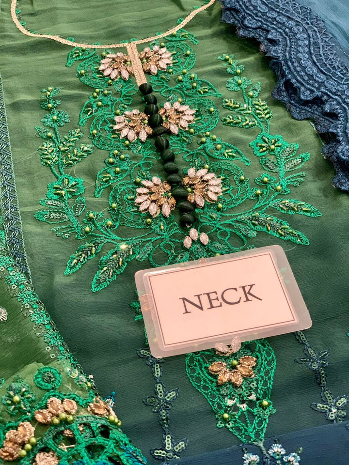 Maria B Chiffon Suit-Replica Suits-Replica Zone