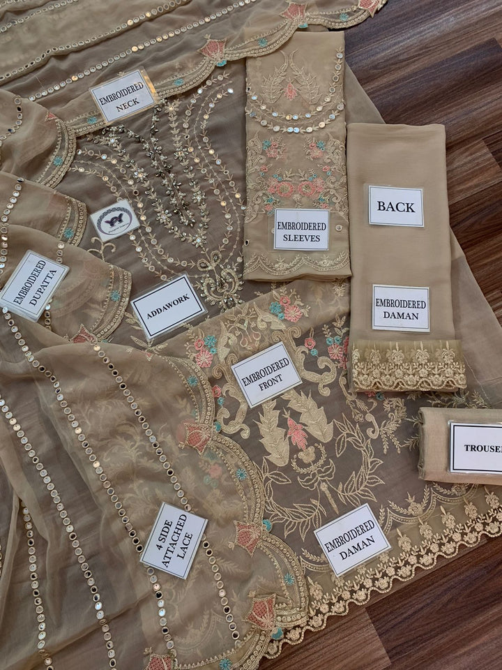 Maria B Chiffon Suit-Replica Suits-Replica Zone