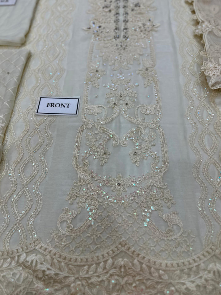 Maria B Chiffon Suit-Replica Suits-Replica Zone