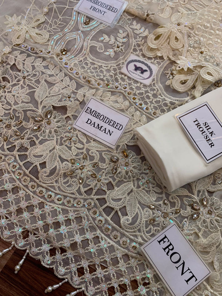 Maria B Chiffon Suit-Replica Suits-Replica Zone